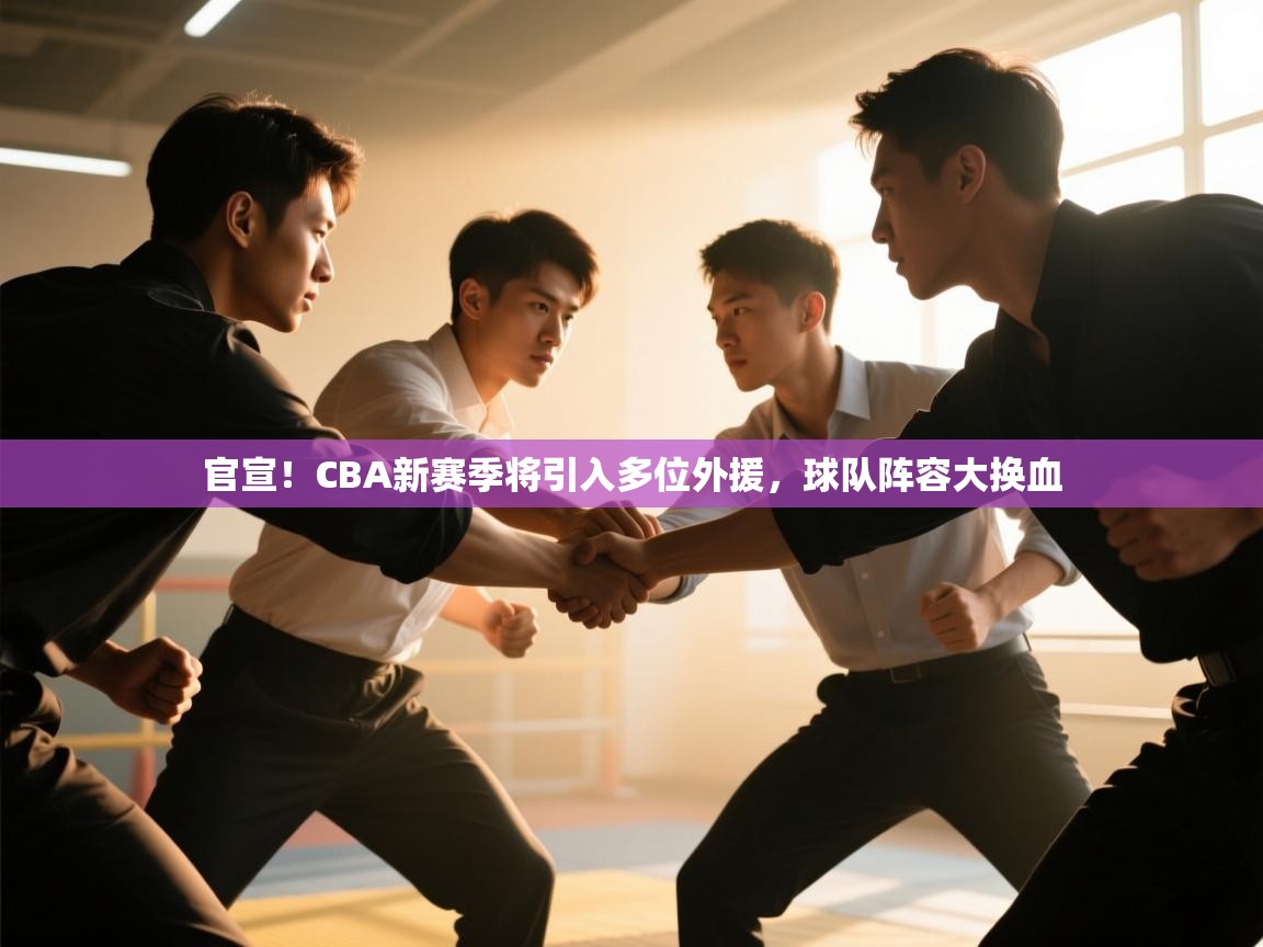 官宣！CBA新赛季将引入多位外援，球队阵容大换血  第1张